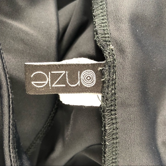 ONZIE Crop Leggings Black Side Mesh Sheer XS Athletic Pants Women - Picture 5 of 7